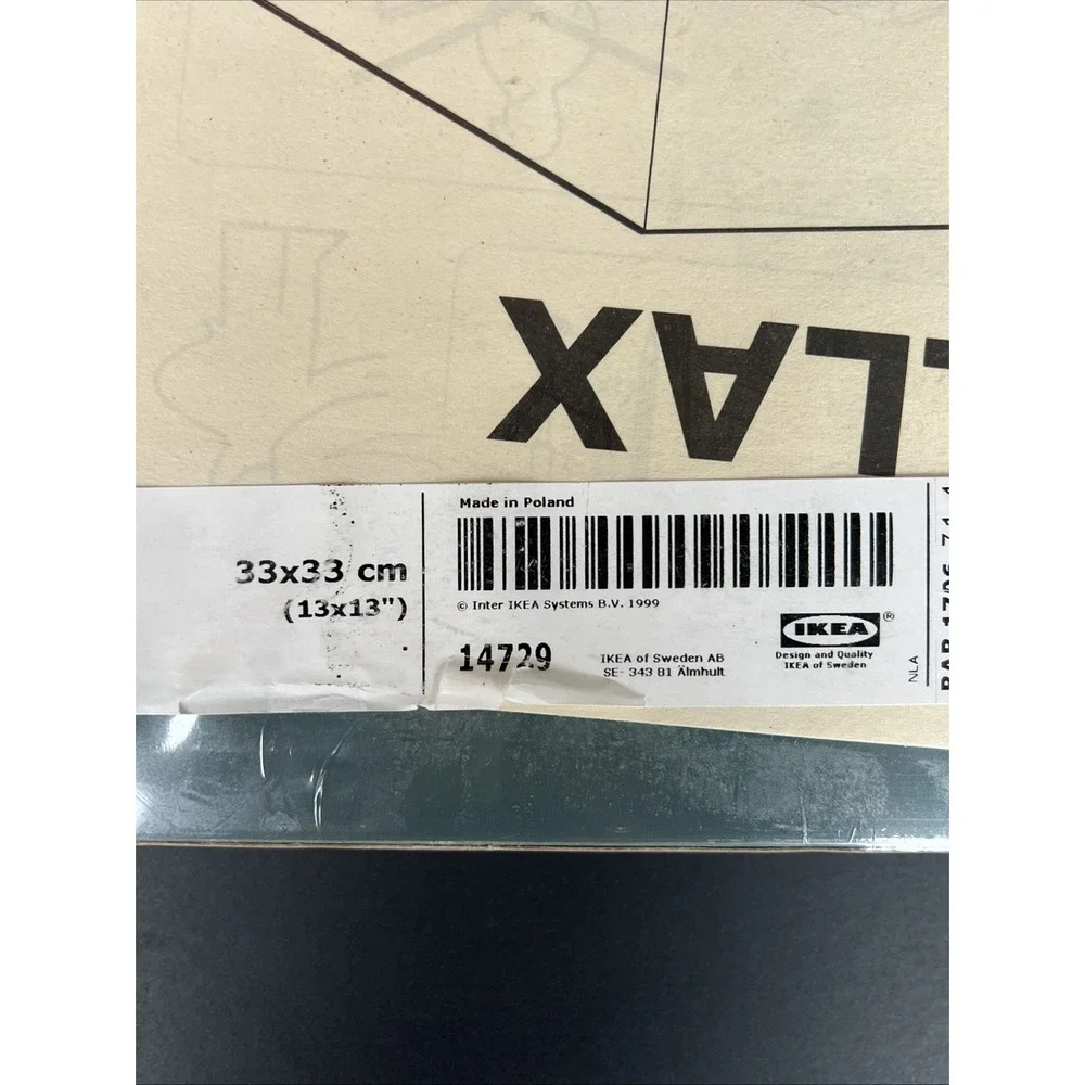 IKEA KALLAX Insert Door Teal Blue Green 13x13 Rare Discontinued 403.244.89 New